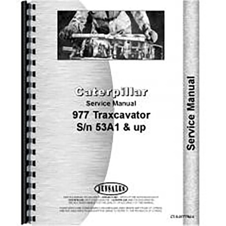 Fits Caterpillar 977 Traxcavator Service Manual (New)